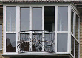 Французское остекление балкона - фото 3