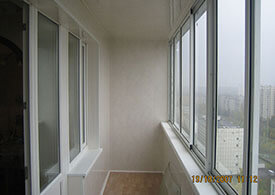 Холодное остекление балкона - фото 9