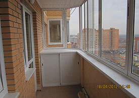 Холодное остекление балкона - фото 15