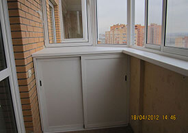 Холодное остекление балкона - фото 16