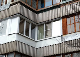 Остекление балкона в домах П-44 - фото 20