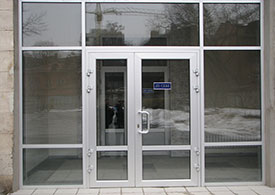 Алюминиевые <br>входные двери - фото 9