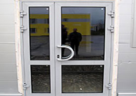 Алюминиевые <br>входные двери - фото 17
